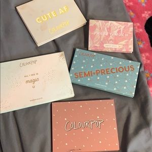 Colourpop Bundle. 5 palettes